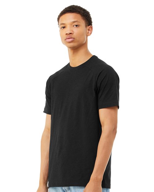 3201 Men's Heather CVC Raglan Tee