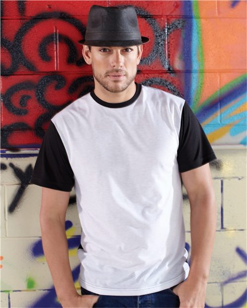 1902 Men's Blackout Polyester Sublimation Tee