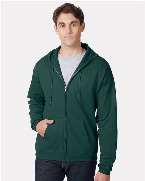 P180 Unisex EcoSmart Full-Zip Hooded Sweatshirt