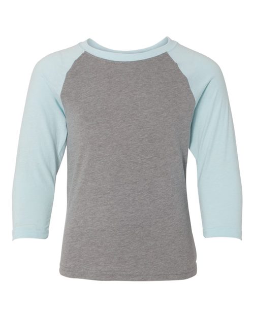 3352 Youth CVC Three-Quarter Sleeve Raglan T-Shirt