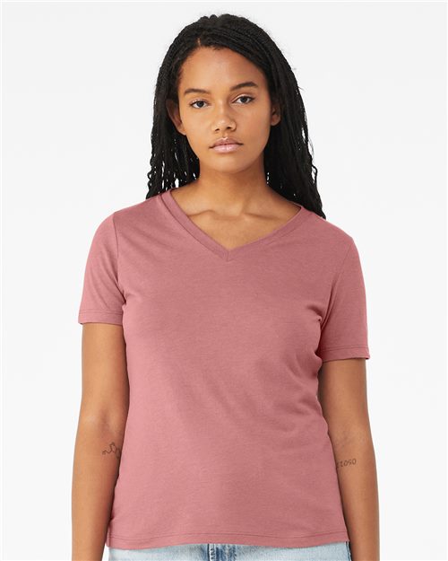 6415 Women's Relaxed Triblend V-Neck Tee