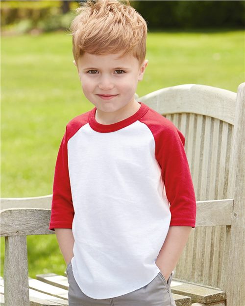 422 Toddler Three-Quarter Sleeve Baseball Jersey