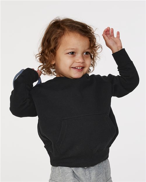 PRM10TSB Toddler Special Blend Hooded Raglan Sweatshirt