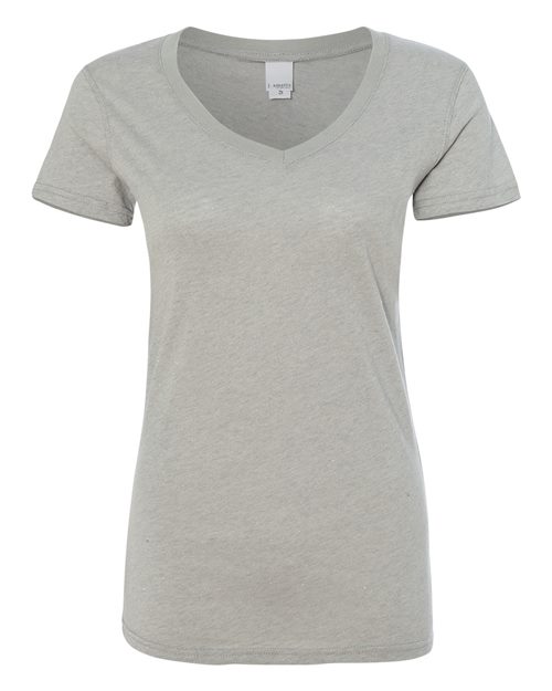 8136 Women’s Glitter V-Neck T-Shirt