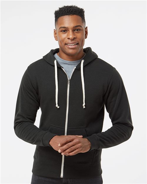 8872 Men's Triblend Full-Zip Hooded Sweatshirt
