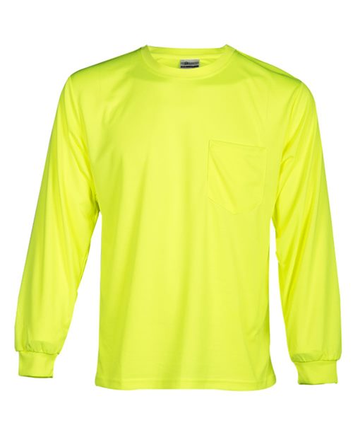 9122-9123 Unisex Microfiber Polyester Long Sleeve T-Shirt