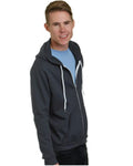 875 Unisex USA-Made Full-Zip Fleece HoodedSweatshirt