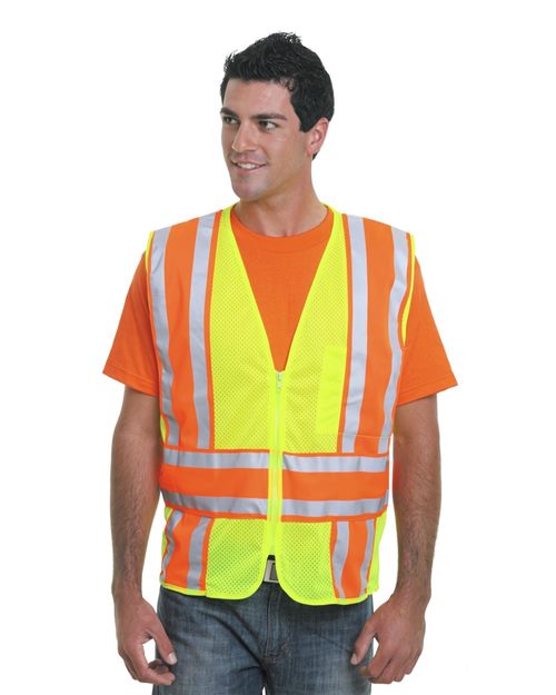3787 Unisex USA-Made ANSI Safety Mesh Vest