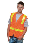 3786 Unisex USA-Made ANSI Solid Surveyor's Vest Class 2