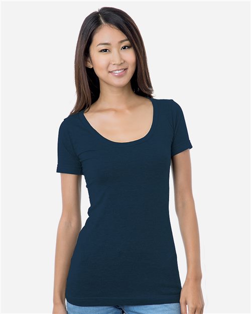 3405 Women's USA-Made Scoop Neck T-Shirt