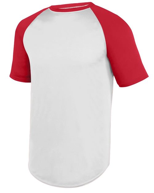 1508 Unisex Wicking Short Sleeve Baseball Jersey