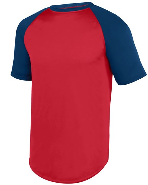 1509 Youth Wicking Short Sleeve Baseball Jersey