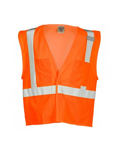 1083-1084 Unisex 4 Pocket Hook-and-Loop Mesh Vest