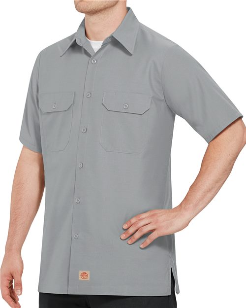 SY60T Men's Tall Ripstop Short Sleeve Work Shirt