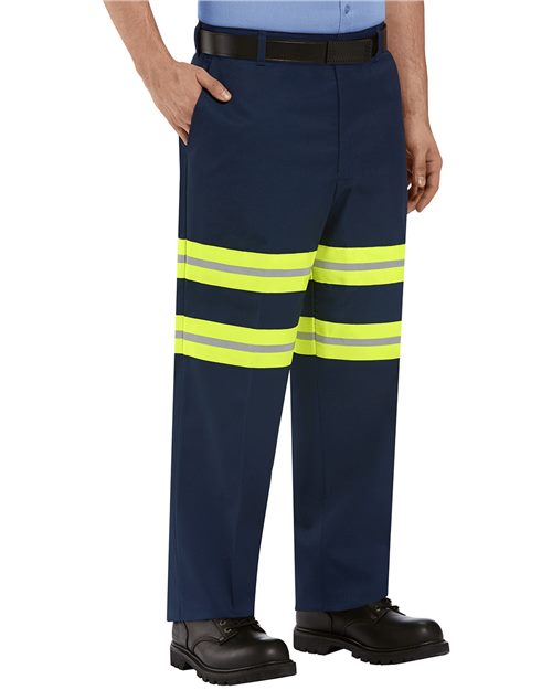 PT20E Men's Enhanced Visibility Dura-Kap Industrial Pants