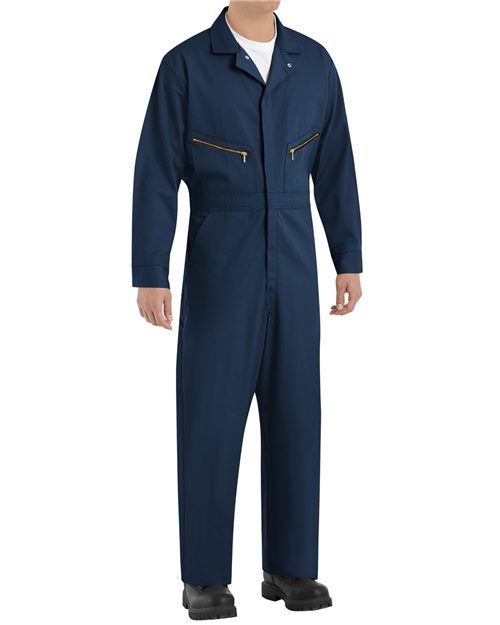 18 Men's Zip-Front Cotton Coverall
