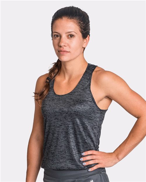 4161 Women's Tonal Blend Racerback Tank Top