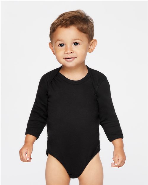 4411 Infant Long Sleeve Baby Rib Bodysuit