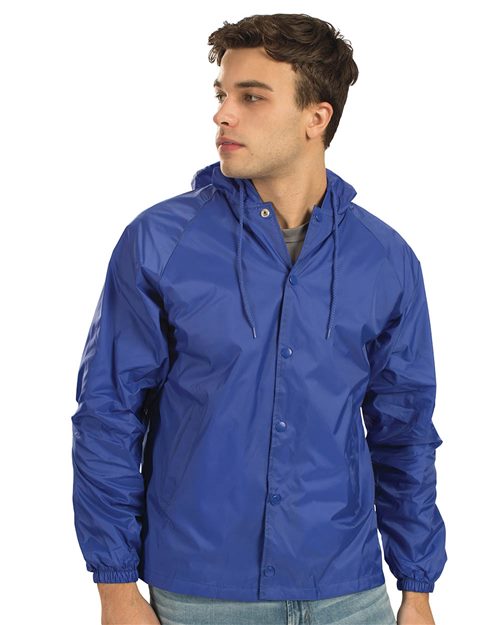 3102 Unisex Hooded Coach's Jacket