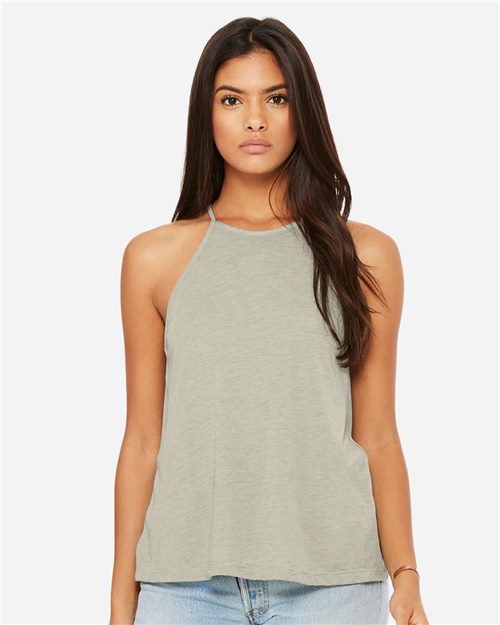 8809 Women's Flowy High-Neck Tank