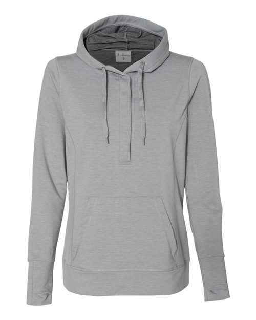 8431 Women’s Omega Stretch Snap-Placket Hooded Sweatshirt