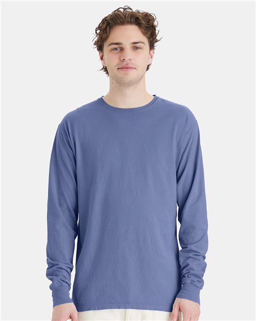 GDH200 Unisex Garment-Dyed Long Sleeve T-Shirt