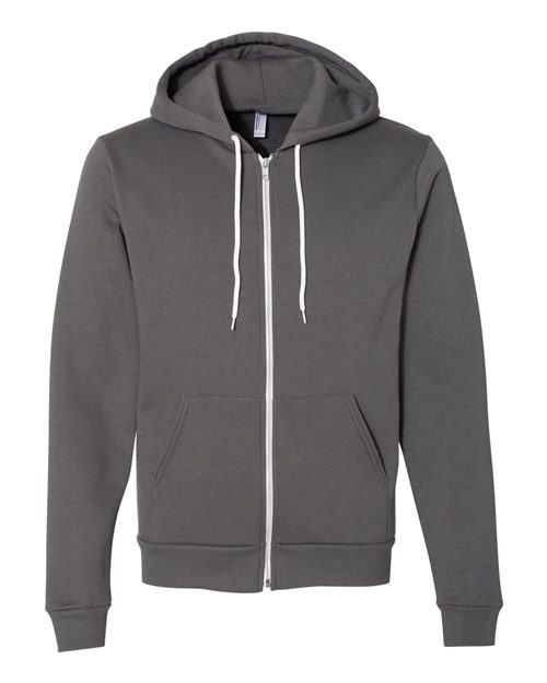 F497US Unisex USA-Made Flex Fleece Full-Zip Hoodie Sweatshirt