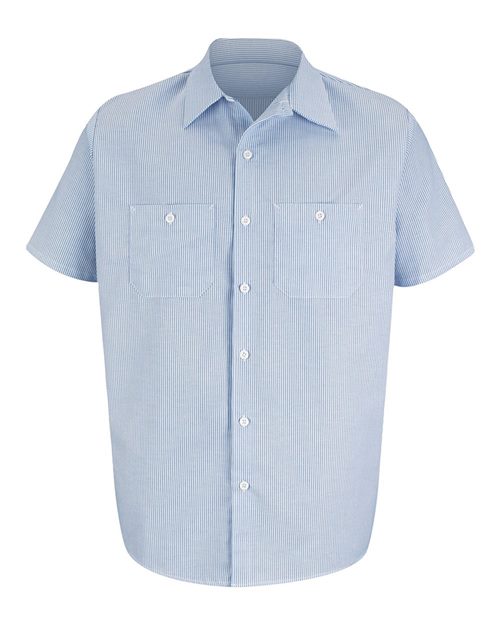 SL20T Men's Tall Industrial Stripe Work Shirt
