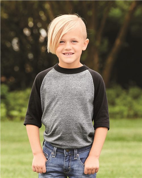 4421 Youth Three-Quarter Sleeve Baseball Jersey