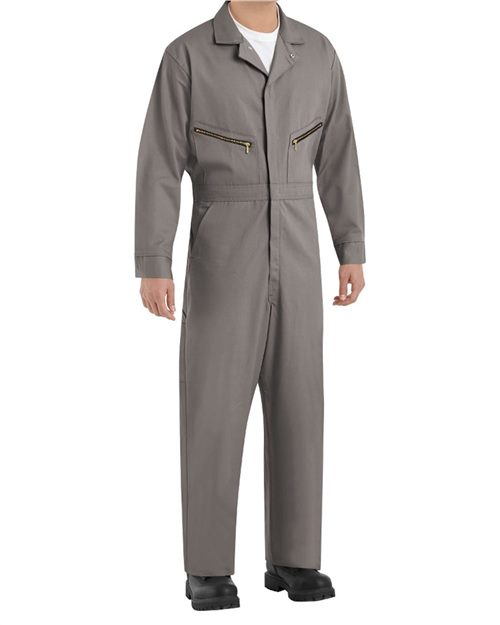 18T Men's Tall Zip-Front Cotton Coverall