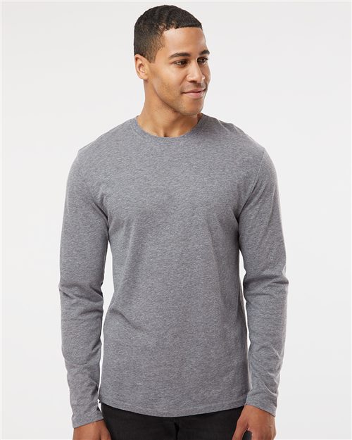 6918 Men's Fine Jersey Long Sleeve Tee
