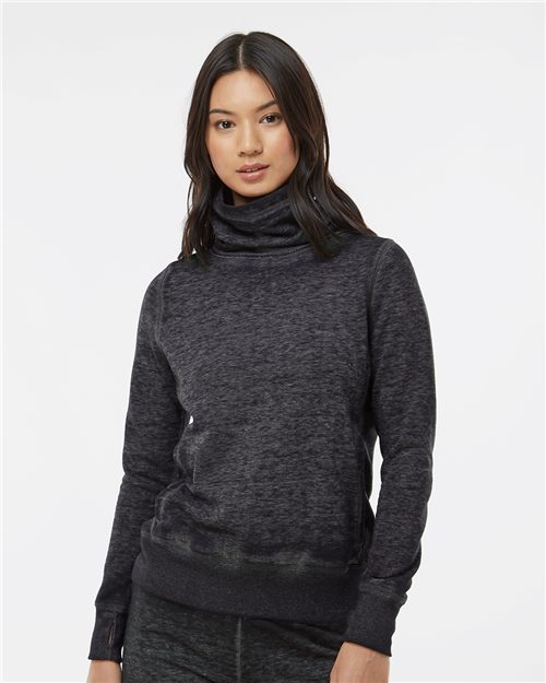 8930 Women’s Zen Fleece Cowl Neck Sweatshirt