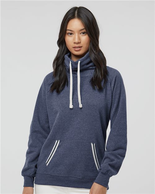 8653 Women’s Relay Cowl Neck Sweatshirt