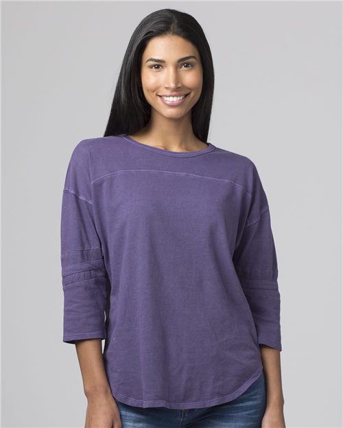 T19 Women's Garment-Dyed Vintage Jersey