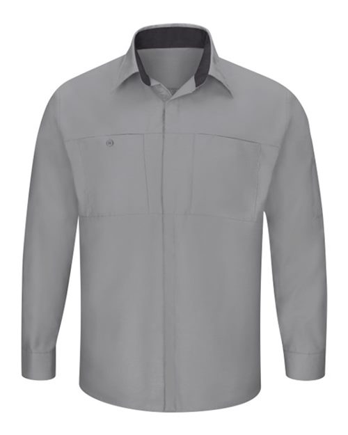 SY32 Men's Performance Plus Long Sleeve Shirt with OilBlok Technology