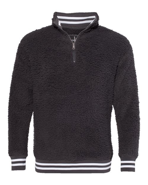 Q20 Unisex Varsity Sherpa Quarter-Zip Pullover