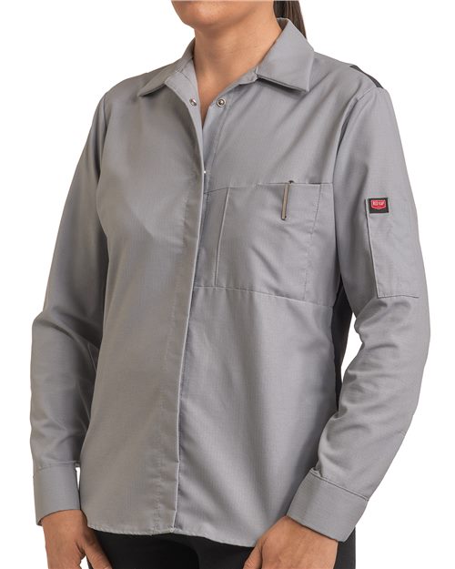 SY31 Women's Performance Plus Long Sleeve Shop Shirt with Oilblok Technology