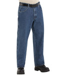 PEJ6 Men's Stone Washed Loose Fit Denim Jean
