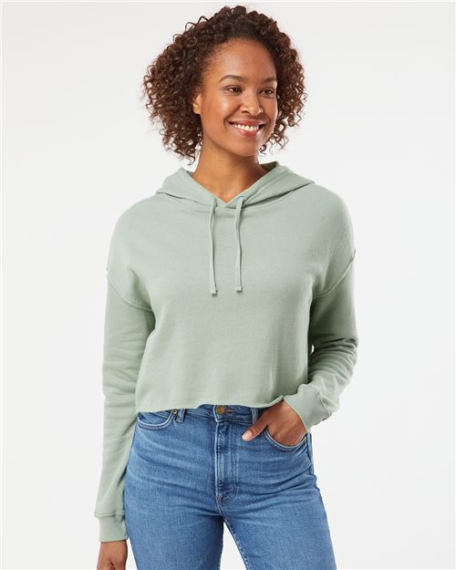 AFX64CRP Women’s Lightweight Crop Hooded Sweatshirt
