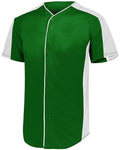 1655 Men's Full Button Baseball Jersey