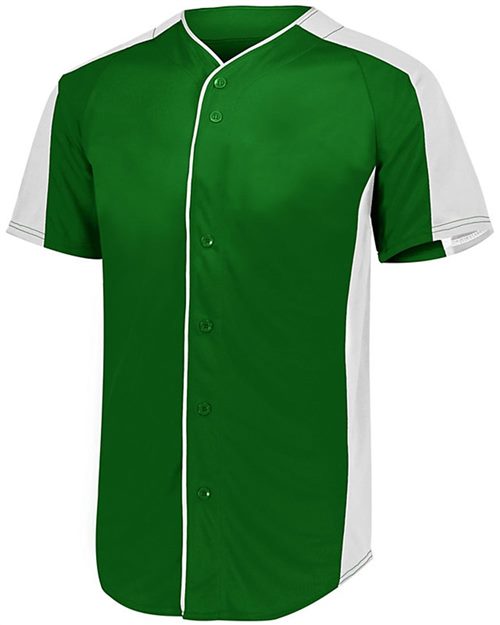 1655 Men's Full Button Baseball Jersey