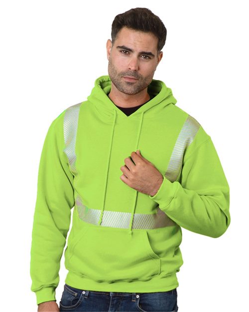 3739 Unisex USA-Made High Visibility Hooded Sweatshirt