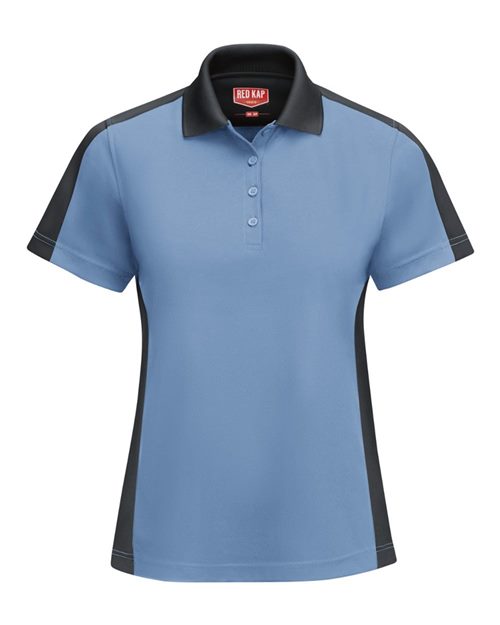 SK53 Women's Performance Knit Two-Tone Polo