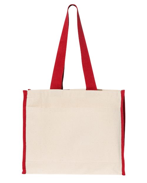Q1100 14L Tote with Contrast-Color Handles