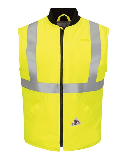 VMS4HV Men's Hi Vis Insulated Vest with Reflective Trim - CoolTouch2