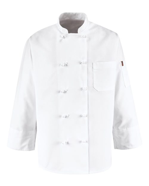 0421 Ten Knot Button Chef Coat