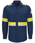 QS40E Men's iQ Series Endurance Enhanced-Vis Work Shirt