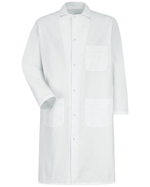 4016 Unisex Gripper - Front Butcher Frock - Exterior Chest Pocket
