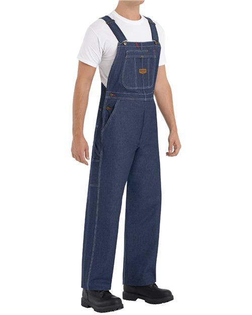 BD10EXT Men's Extended Sizes Denim Bib Overall