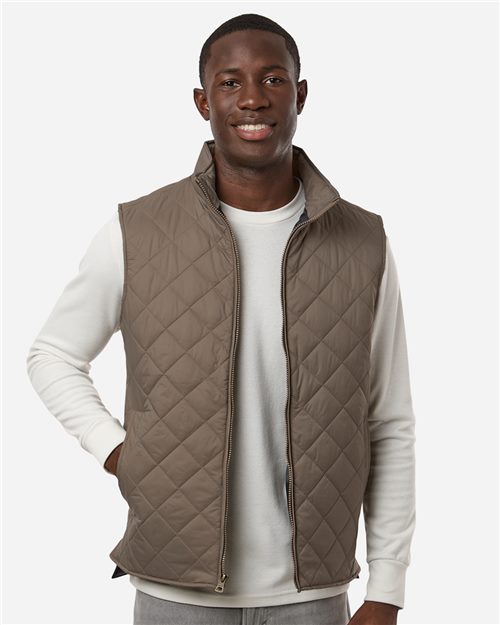 207359 Men's Vintage Diamond Quilted Vest